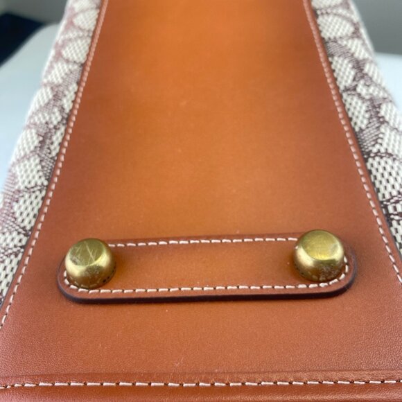 Coach C7962 Signature Textile Jacquard ROG Bag in Cocoa Burnished Amber - Picture 4 of 10